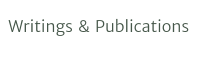 Writings & Publications